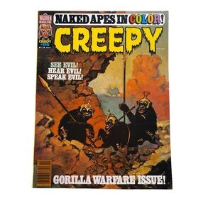 Warren Magazine CREEPY #95 1978 | Naked Apes in Colour